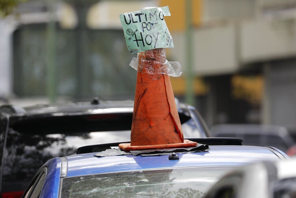 APTOPIX Venezuela Gasoline